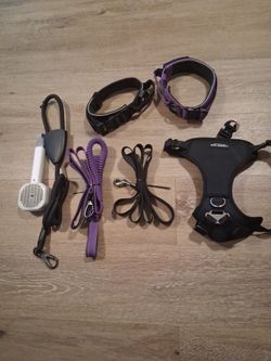 Dog collars and leashes