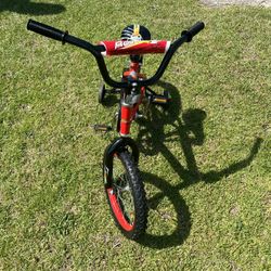 Huffy 16" Rock It Kids Bicycle With Training Wheels, Red