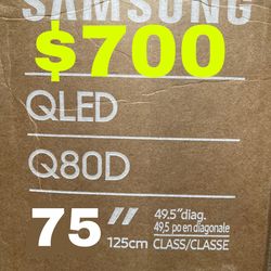 Samsung 75 QLED LED LCD 120Hz 4K TV  Check my profile for more models