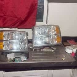 2013 Chevy Silverado Front Headlights 