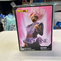 Dragon Ball Super Clearise Super Saiyan Rose Goku Black Figure pink