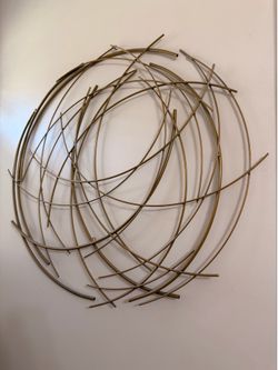 Wall decor gold