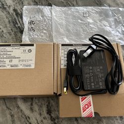 Lenovo 65W AC Adapter slim tip. P/N 0B47455. New. Sealed. Few available.
