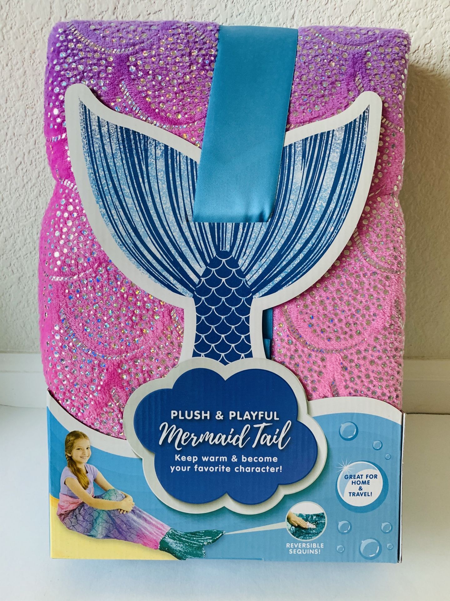 Plush & Playful Mermaid Tail - New