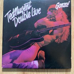 Ted Nugent Gonzo Double Live Vinyl 1978 
