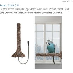 Heating Bird Perch