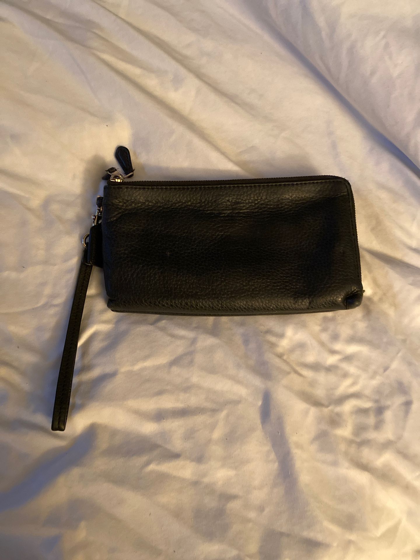 Black coach wristlet