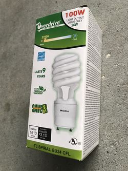 Light bulb ((New)) T3 Spiral GU24 CFL