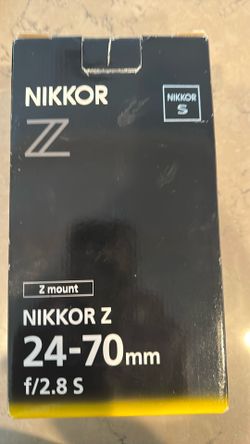 Nikon Z7 with Nikkor 24-70 2.8 s lens