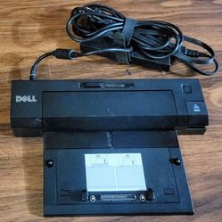 Dell eport plus pro2x laptop docking station with power supply