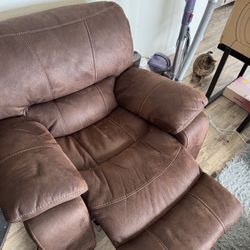 Suede Recliner chair 