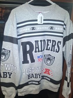 Raider sweat shirt (Mitchell&Ness) Sizes: M&L
