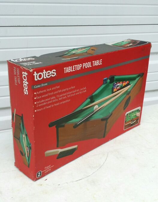 Totes Tabletop Pool Table in Box for Sale in Orange City, FL OfferUp