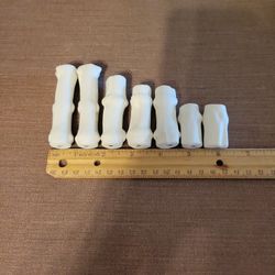 7 Bisque Ready-to-paint Bamboo Beads Assorted Lengths