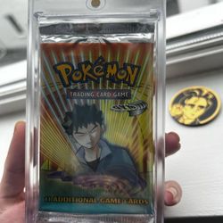 Pokemon Gym Hero's Booster Pack Unlimited Edition