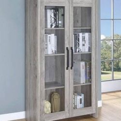 Brand New Tall Grey Driftwood Cabinet