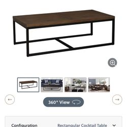 Havertys Archer Rectangular Coffee Table