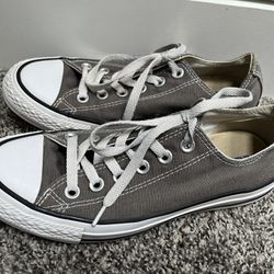 Converse All Star Low Top Gray Mens 5 Womens 7 Sneakers Shoes- Classic Unisex