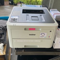Brother Laser Color Printer With 4 Ink Toners
