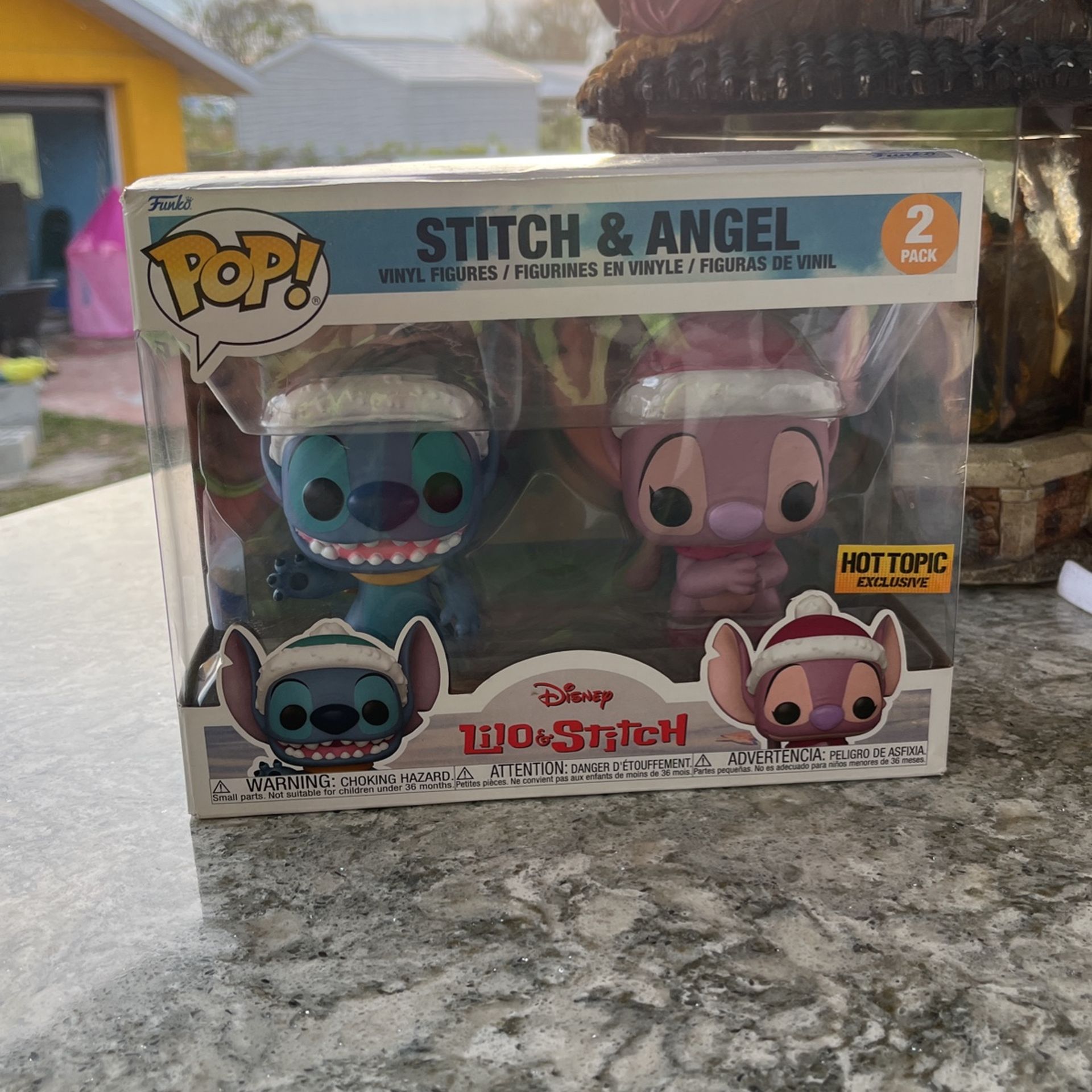 Stitch And Angel  Funk Pops 