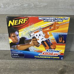 NERF Super Soaker Thunderstorm Motorized Full Auto Clip Rare Discontinued NEW