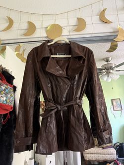 Pleather coat