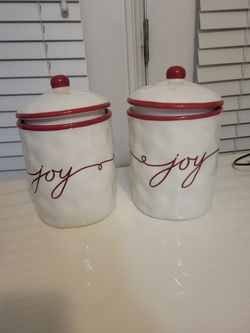 Cookies Set Jars 1New 1 Used Couple Times $7 Each