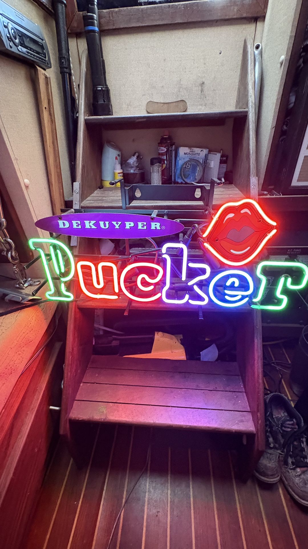 Dekuyper Pucker Neon Bar Light