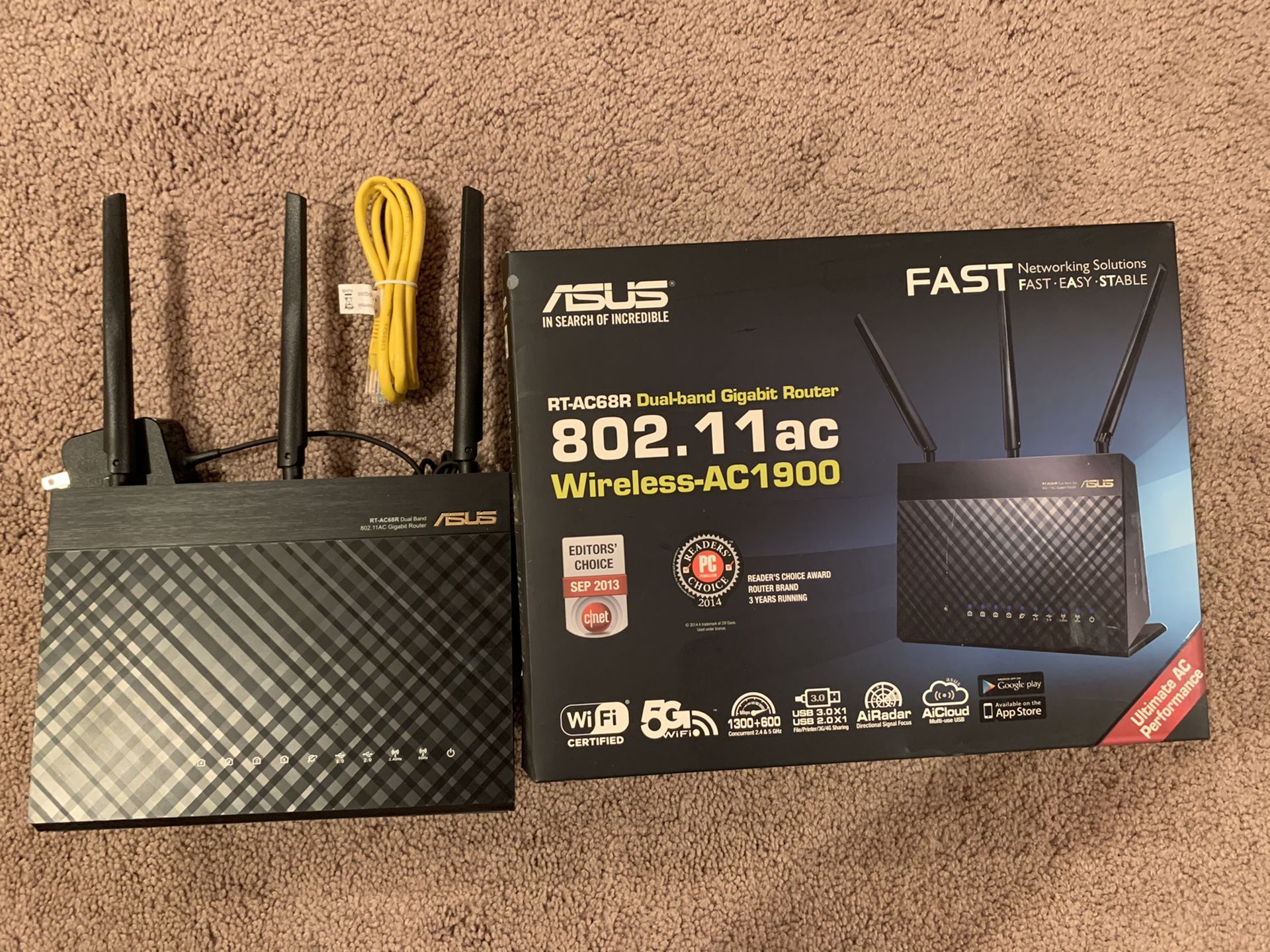 Asus RT-AC68R Gigabit Router