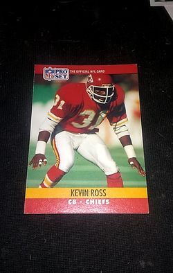 Chiefs football card