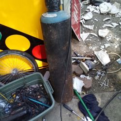 Oxygen And Acetylene Torch Tanks Full