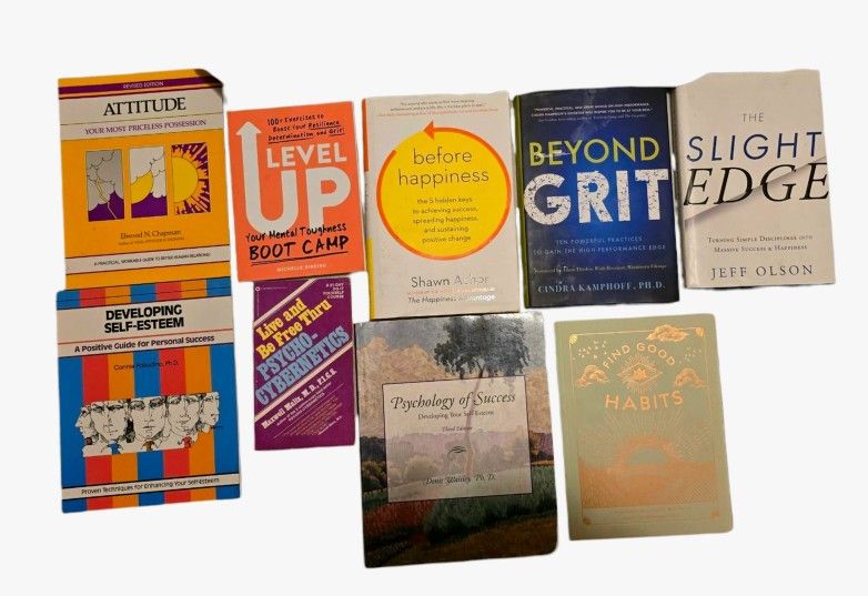 Mindset & Motivation Book Bundle | Self-Discipline, Grit, Success & Confidence | 9 Books
