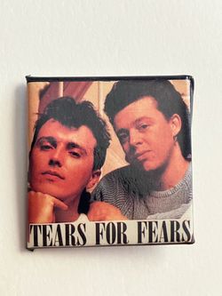 Tears For Fears Collectible Pin Brooch - New Wave 80s Jewelry