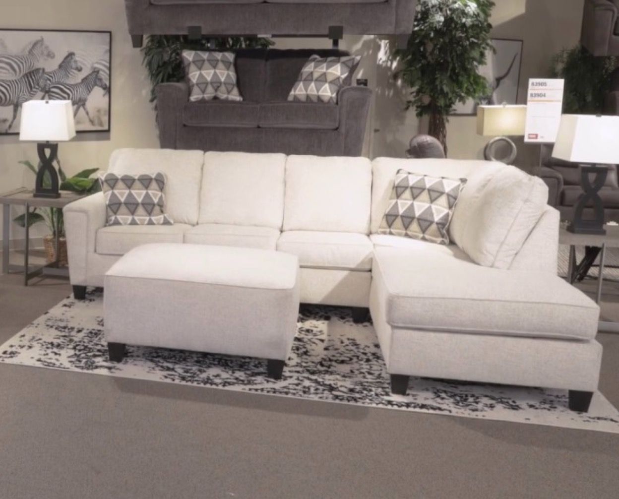 Elegant Sectional, Natural Color, L Shape, SKU#1083904R