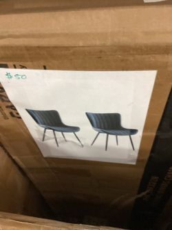Set of 2 Modern Dining Chairs