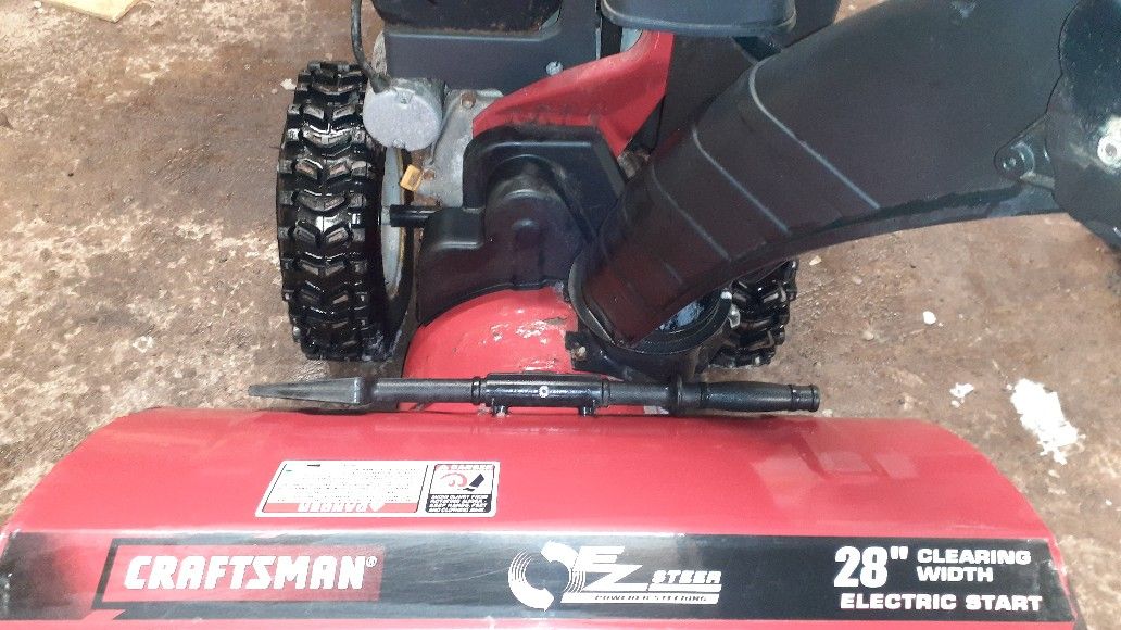 Craftsman 28inch Ez Steer Snow Blower for Sale in Honesdale, PA OfferUp