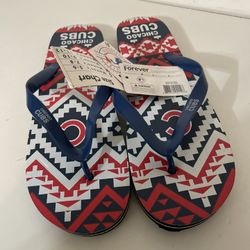 Cubs Flip Flops Womens 11 Never Used