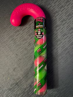 Nee Doh Squishmas Cool Cane with 5 Groovy Globs