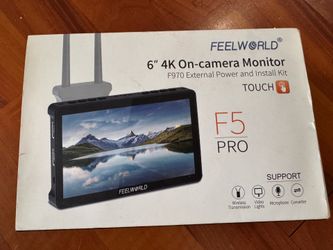 6” 4K On-Camera Monitor - Touch Screen- Feel World F5 Pro