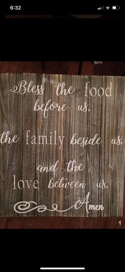 Rustic wedding sign