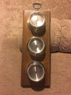 Vintage Springfield Wall Mount Weather Station