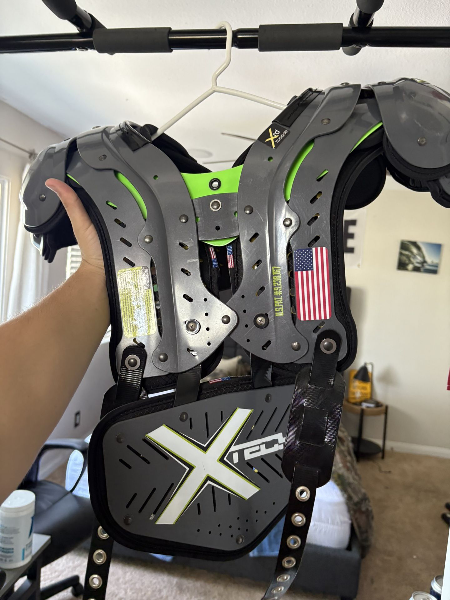 Xtech Football Pads Size Medium