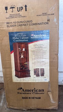 Slider cabinet combination/ 10 gun storage