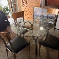 Moving Sale - Mcm Dining Table And Chairs 