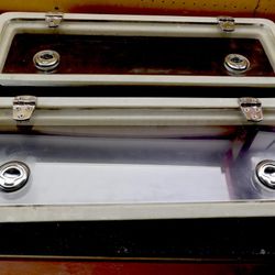 2 x 24"x8" Universal Fiberglass Hatch For Bait Well or Life Well