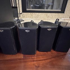 Klipsch Sub 8 Powered Subwoofer Speaker 100W + Klipsch 5 Channel Surround Sound Speakers.🔻As shown