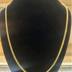 10 K Real Gold Franco Chain 2mm