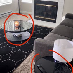 IKEA FRÖTORP Coffee Table + 2 Matching Side Tables + LACK TV Stand – Excellent Condition!