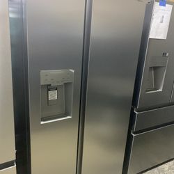 Refrigerator Stainless Steel Side By Side- Take It For Zero Down Ask For Details!