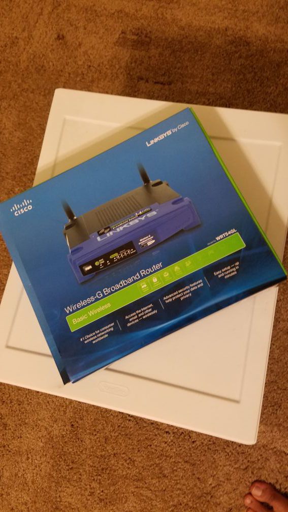 Linksys wireless-g router WRT54GL
